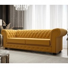 Trivietė sofa - lova "CHESTERFIELD"