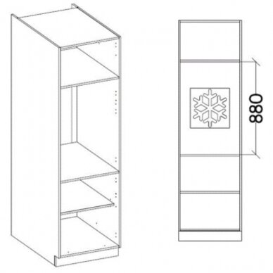 Virtuvės spintelių komplektas (260) 4